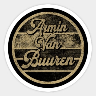 Armin Van Buuren art drawing Sticker